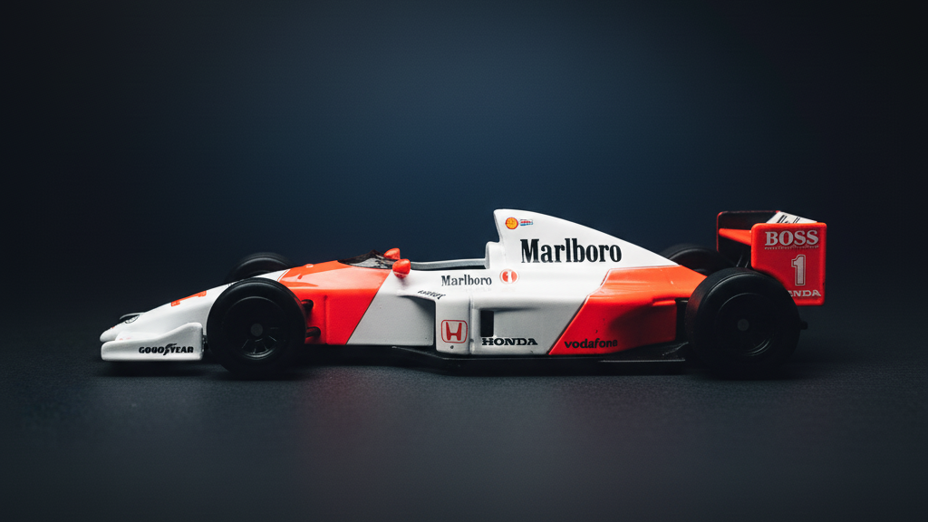Hot Wheels x Aryton Senna, image generated by Google Gemini
